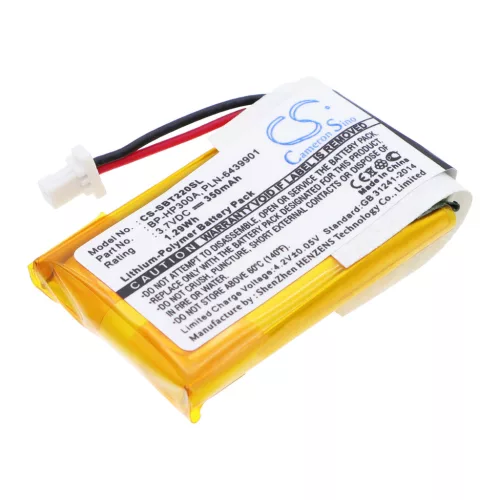 Sony 64327-01 helyettesítő fülhallgató akkumulátor (Li-Polymer, 350mAh / 1.3Wh, 3.7V) - Utángyártott