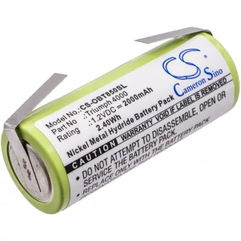   Braun Oral-B 3745, 3761, 3762 helyettesítő akkumulátor (NiMh, 2000mAh / 2.4Wh, 1.2V) - Utángyártott