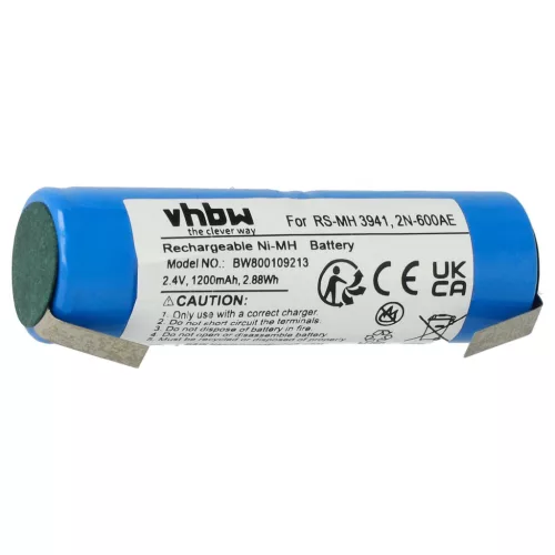 Rowenta Dentacontrol 707 készülékhez akkumulátor (NiMh, 1200mAh / 2.88Wh, 2.4V) - Utángyártott