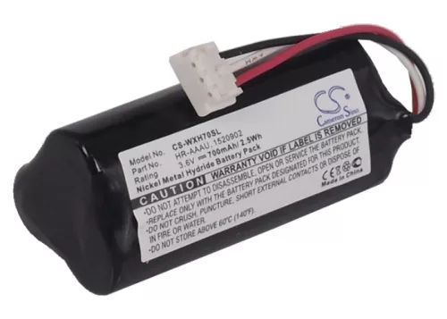 Wella 1520902, HR-AAAU helyettesítő akkumulátor (NiMh, 700mAh / 2.52Wh, 3.6V) - Utángyártott