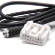 Mazda 3 készülékhez átalakító kábel (3.5mm Jack (Anya), Mini ISO (Apa), Fekete / Fehér) - Utángyártott