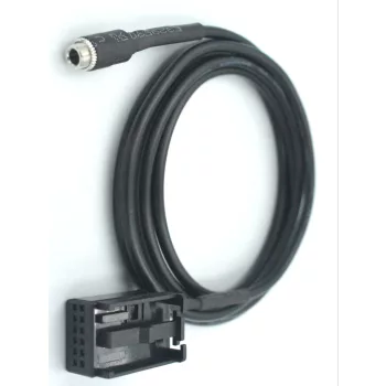   Ford Fiesta készülékhez átalakító kábel (3.5mm Jack (Anya), Eszköz Specifikus, 100cm, Fekete) - Utángyártott