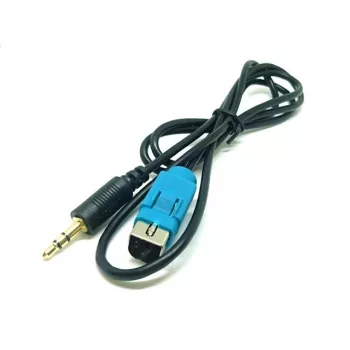   Alpine CDA-9883R készülékhez átalakító kábel (3.5mm Jack (Apa), Alpine-KCE-236B csatlakozó, Fekete) - Utángyártott