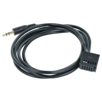   Ford Fiesta készülékhez átalakító kábel (3.5mm Jack (Apa), MOST csatlakozó (Anya), 90cm, Fekete) - Utángyártott