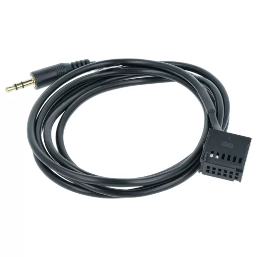 Ford Fiesta készülékhez átalakító kábel (3.5mm Jack (Apa), MOST csatlakozó (Anya), 90cm, Fekete) - Utángyártott