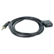 Ford Fiesta készülékhez átalakító kábel (3.5mm Jack (Apa), MOST csatlakozó (Anya), 90cm, Fekete) - Utángyártott
