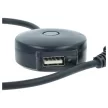 Volkswagen Bora, Caddy, Eos készülékekhez átalakító kábel (USB (Anya), AMI (Apa), Fekete) - Utángyártott