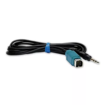   Alpine KCE-237B helyettesítő átalakító kábel (3.5mm Jack (Apa), Alpine-KCE-237B csatlakozó (Apa), 100cm, Fekete) - Utángyártott