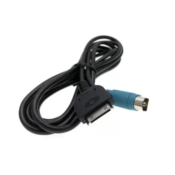   Alpine KCE-422i helyettesítő átalakító kábel (Dock csatlakozó, AI-Net (Apa), 100cm, Fekete) - Utángyártott