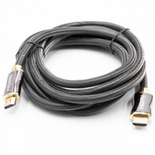 Fonott kábel (HDMI 2.0 (Apa), HDMI 2.0 (Apa), 3m, Fekete) - Utángyártott