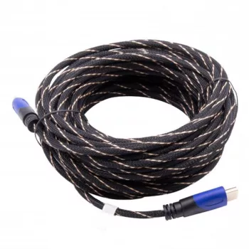   Fonott kábel (HDMI 1.4 (Apa), HDMI 1.4 (Apa), 15m, Fekete) - Utángyártott