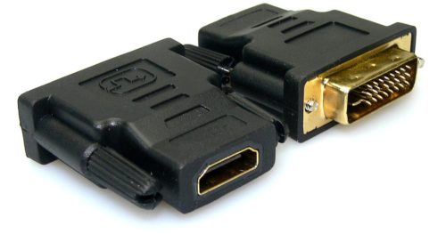 Átalakító (HDMI (Anya), DVI (Apa), Fekete) - Utángyártott