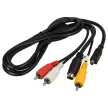 Sony VMC-15FS helyettesítő átalakító kábel (RCA (Apa), 2 db eszköz specifikus csatlakozó (Apa), 150cm, Fekete) - Utángyártott