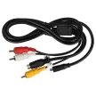 Sony VMC-15FS helyettesítő átalakító kábel (RCA (Apa), 2 db eszköz specifikus csatlakozó (Apa), 150cm, Fekete) - Utángyártott