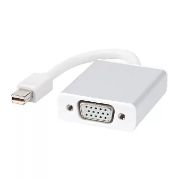   Átalakító kábel (VGA (Anya), mini DisplayPort (Apa), 15cm, Fehér) - Utángyártott