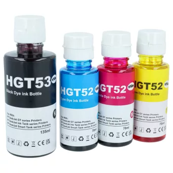   HP 1VV24AE helyettesítő nyomtató tinta utántöltő 4 színben (Fekete / Cián / Sárga / Magenta) - Utángyártott