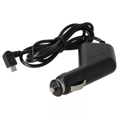 Autós töltőkábel (Micro USB-A 1.0 (Apa), Szivargyújtós csatlakozó, Fekete, 12V) - Utángyártott
