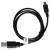 Kábel (USB-A (Apa), Mini USB (Apa), 100cm, Fekete) - Utángyártott