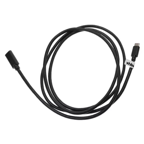 Adatkábel (USB-C 3.1 (Apa), USB-C 3.1 (Anya), 1.5m, Fekete) - Utángyártott