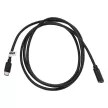 Adatkábel (USB-C 3.1 (Apa), USB-C 3.1 (Anya), 1.5m, Fekete) - Utángyártott