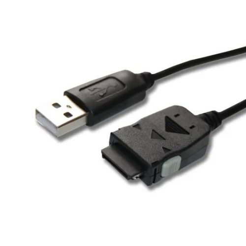 Samsung SGH-E620 készülékhez adatkábel (USB-A 2.0 (Apa), Eszköz Specifikus, 100cm, Fekete) - Utángyártott