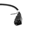 Volkswagen RCD 510 készülékhez átalakító kábel (USB-A 2.0 (Apa), 4 tüskés csatlakozó (Anya), 22cm, Fekete) - Utángyártott