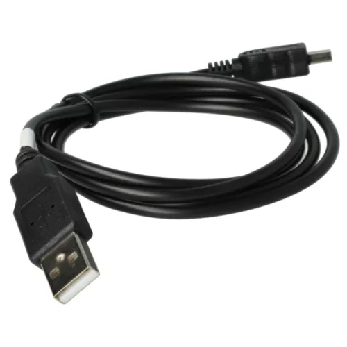 Kábel (USB (Apa), Mini USB (Apa), Fekete) - Utángyártott