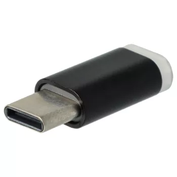   Átalakító (USB-C (Apa), Micro USB (Anya), Fekete) - Utángyártott