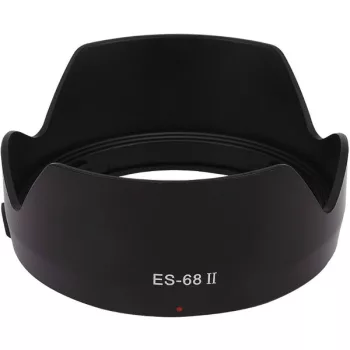   Canon ES-68 II helyettesítő fényképezőgép napellenző (Fekete) - Utángyártott