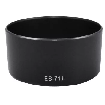   Canon ES-71 II helyettesítő fényképezőgép napellenző (Fekete) - Utángyártott