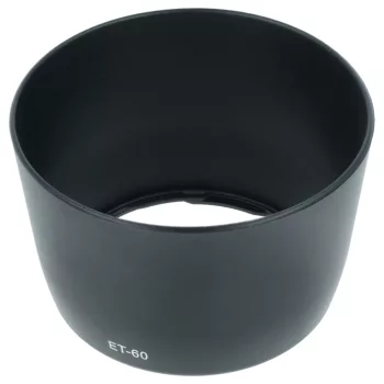   Canon ET-60 helyettesítő fényképezőgép napellenző (Fekete) - Utángyártott