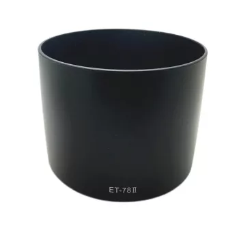   Canon ET-78 2, ET-78 II, ET-78II helyettesítő fényképezőgép napellenző (Fekete) - Utángyártott