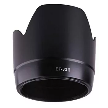   Canon ET-83 II helyettesítő fényképezőgép napellenző (Fekete) - Utángyártott