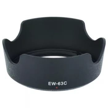   Canon EW-63C helyettesítő fényképezőgép napellenző (Fekete) - Utángyártott