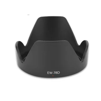   Canon EW-78D helyettesítő fényképezőgép napellenző (Fekete) - Utángyártott