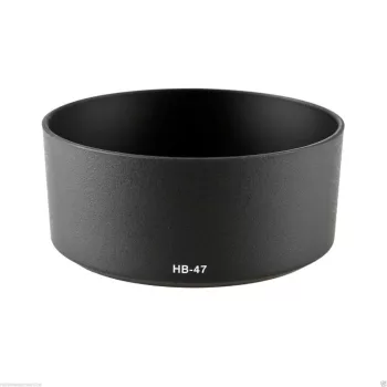   Nikon HB-47 helyettesítő fényképezőgép napellenző (Fekete) - Utángyártott