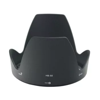   Nikon HB-50 helyettesítő fényképezőgép napellenző (Fekete) - Utángyártott