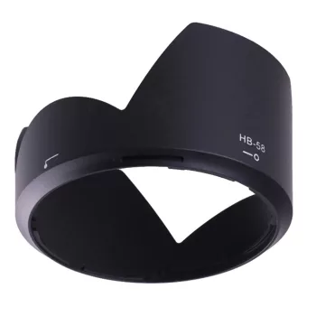   Nikon HB-58 helyettesítő fényképezőgép napellenző (Fekete) - Utángyártott