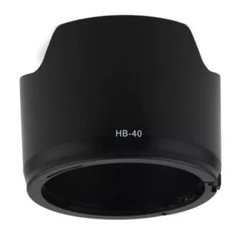   Nikon HB-40 helyettesítő fényképezőgép napellenző (Fekete) - Utángyártott