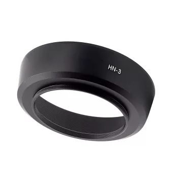   Nikon HN-3 helyettesítő fényképezőgép napellenző (Fekete) - Utángyártott