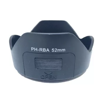   Pentax PH-RBA-52mm helyettesítő fényképezőgép napellenző (Fekete) - Utángyártott