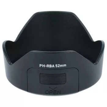   Pentax PH-RBA-52mm helyettesítő fényképezőgép napellenző (Fekete) - Utángyártott