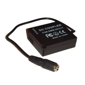   Panasonic DMW-BLE9, DMW-BLE9E helyettesítő fényképezőgép hálózati adapter (Fekete) - Utángyártott