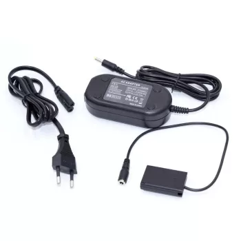  Canon ACK-DC110 helyettesítő fényképezőgép hálózati adapter (200cm, Fekete, 12W, 4.0V, 3.0 A) - Utángyártott