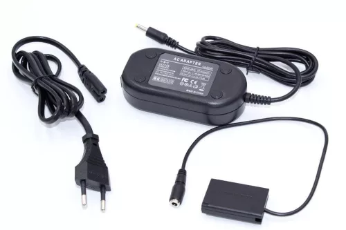 Canon ACK-DC110 helyettesítő fényképezőgép hálózati adapter (200cm, Fekete, 12W, 4.0V, 3.0 A) - Utángyártott
