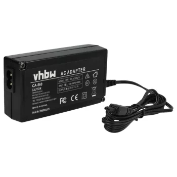   Canon CA-560 helyettesítő fényképezőgép hálózati adapter (2 m, Fekete, 25.65W, 9.5V, 2.7 A) - Utángyártott