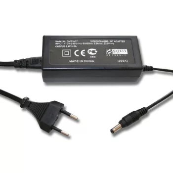   Panasonic DMW-Ac7 helyettesítő fényképezőgép hálózati adapter (2 m, Fekete, 8.4W, 8.4V, 1.0 A) - Utángyártott