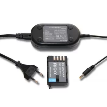   Panasonic DMW-AC8 helyettesítő fényképezőgép hálózati adapter (2 m, Fekete, 16.8W, 8.4V, 2.0 A) - Utángyártott