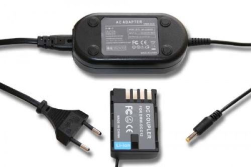 Panasonic DMW-AC8 helyettesítő fényképezőgép hálózati adapter (2 m, Fekete, 16.8W, 8.4V, 2.0 A) - Utángyártott