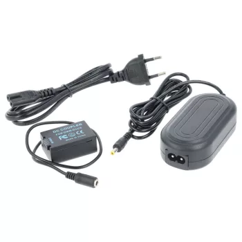   Panasonic DMW-AC8 helyettesítő fényképezőgép hálózati adapter (2 m, Fekete, 16.8W, 8.4V, 2.0 A) - Utángyártott